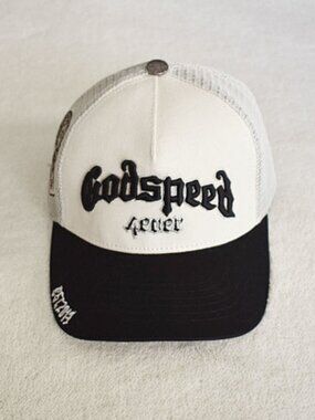 Godspeed Trucker Hat - White & Black